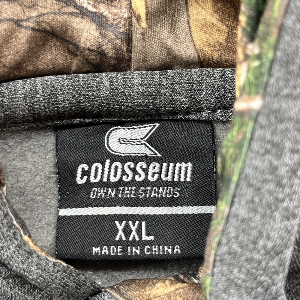 Colosseum Penn‎ State Realtree Camo Lined Hoodie Pullover Grey XXL - Picture 4 of 7